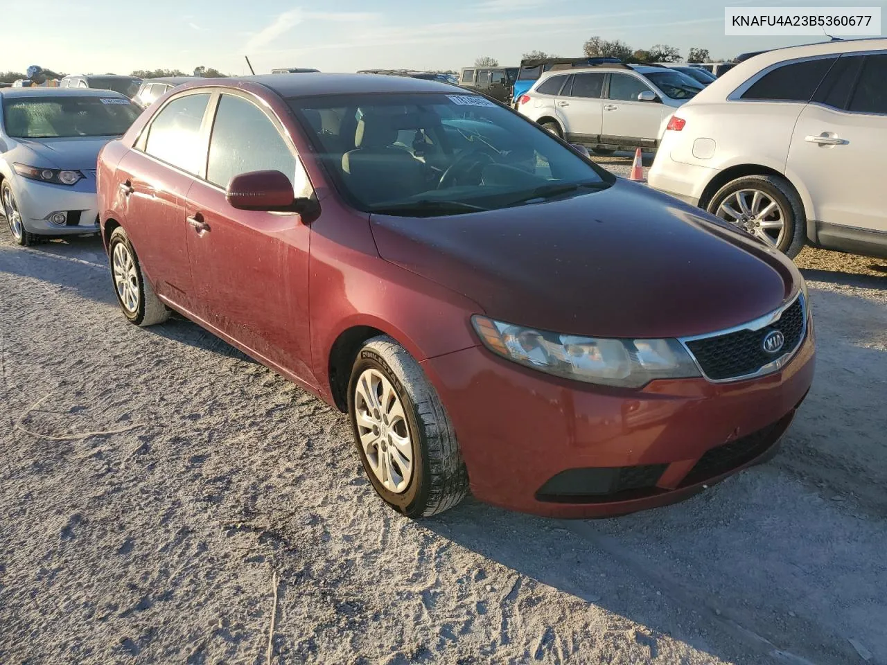 2011 Kia Forte Ex VIN: KNAFU4A23B5360677 Lot: 78149494