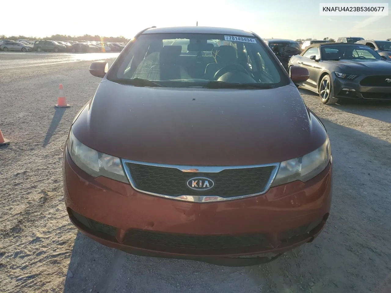 2011 Kia Forte Ex VIN: KNAFU4A23B5360677 Lot: 78149494