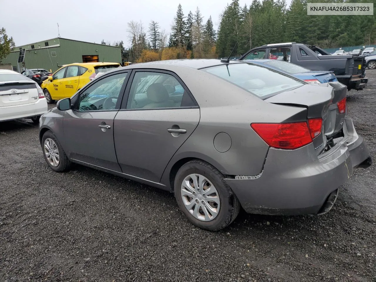 2011 Kia Forte Ex VIN: KNAFU4A26B5317323 Lot: 79453104