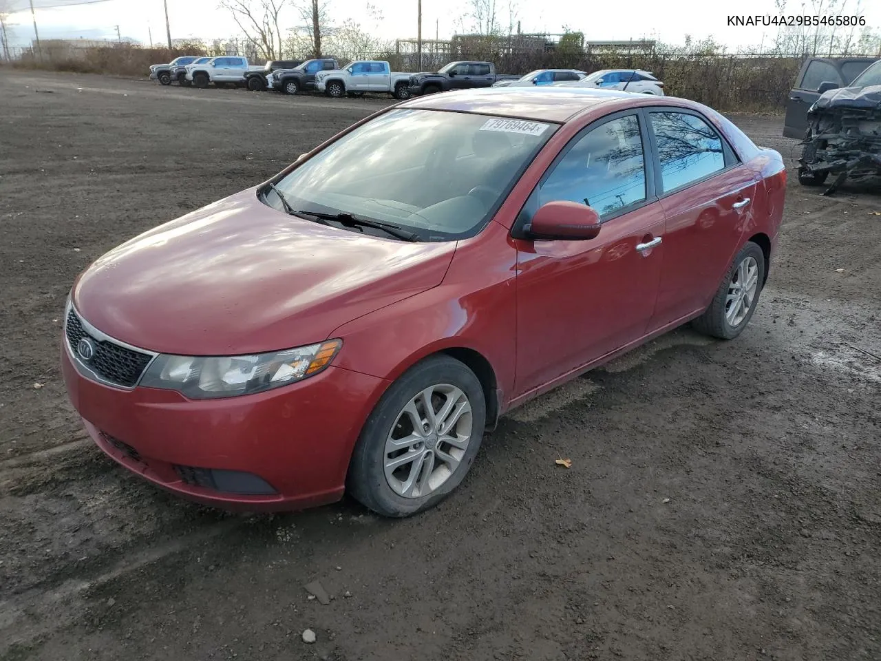 2011 Kia Forte Ex VIN: KNAFU4A29B5465806 Lot: 79769464