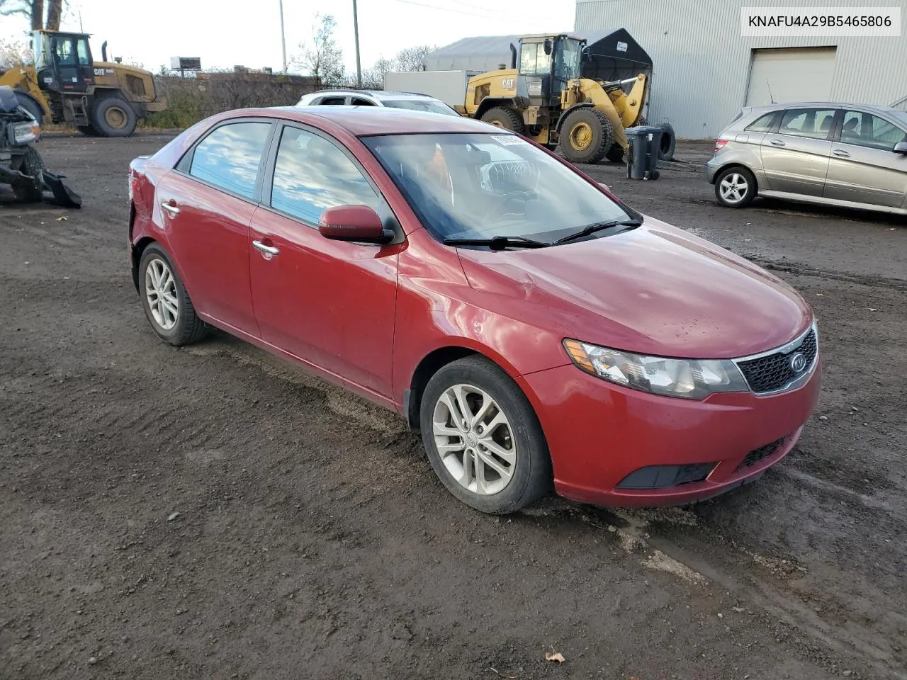 2011 Kia Forte Ex VIN: KNAFU4A29B5465806 Lot: 79769464