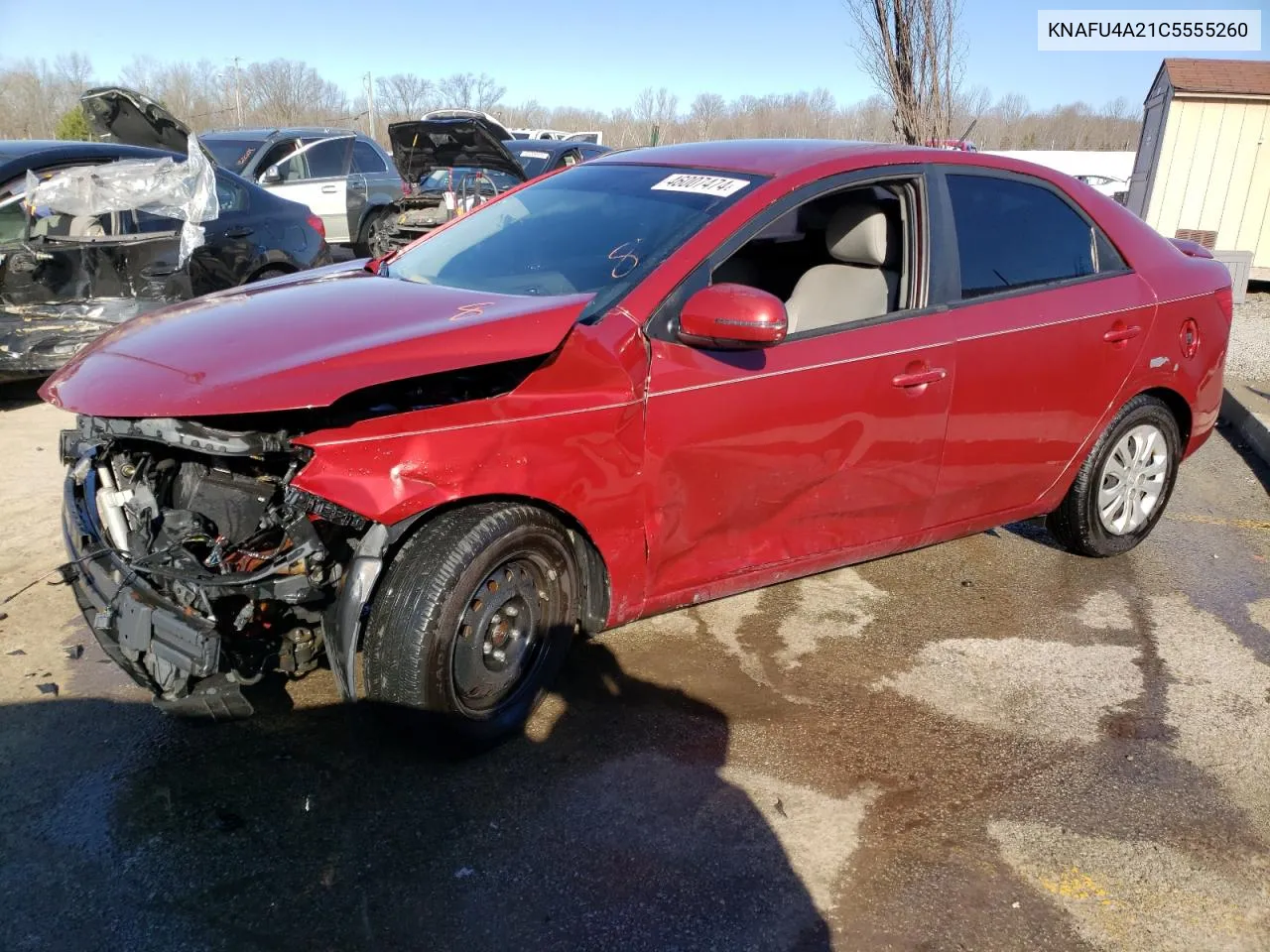 2012 Kia Forte Ex VIN: KNAFU4A21C5555260 Lot: 46007474