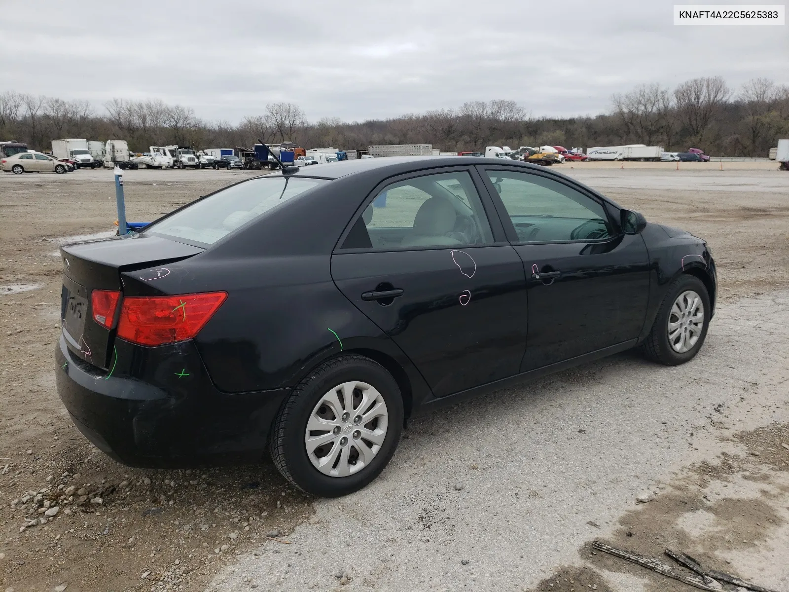 2012 Kia Forte Lx VIN: KNAFT4A22C5625383 Lot: 47978864