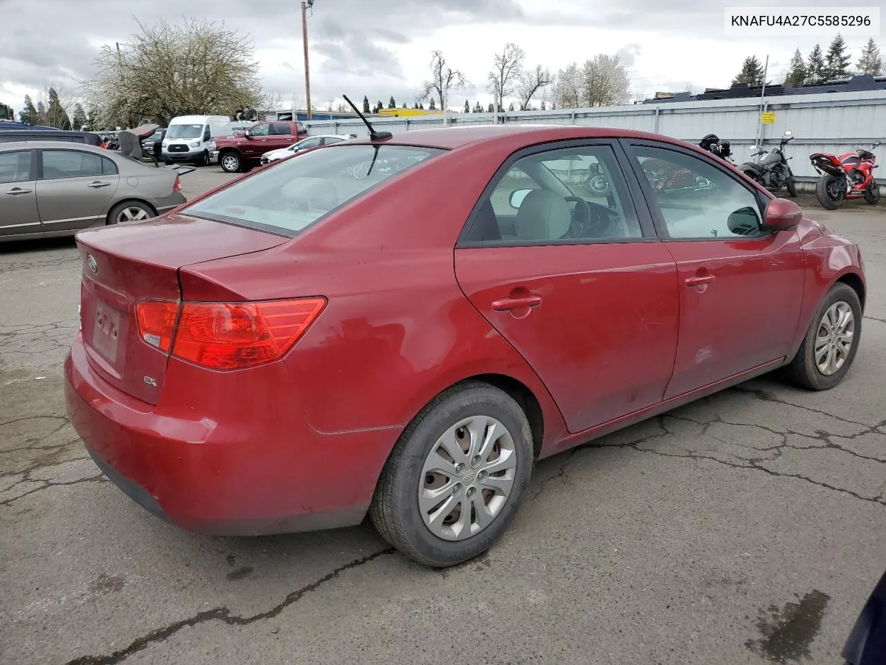 KNAFU4A27C5585296 2012 Kia Forte Ex