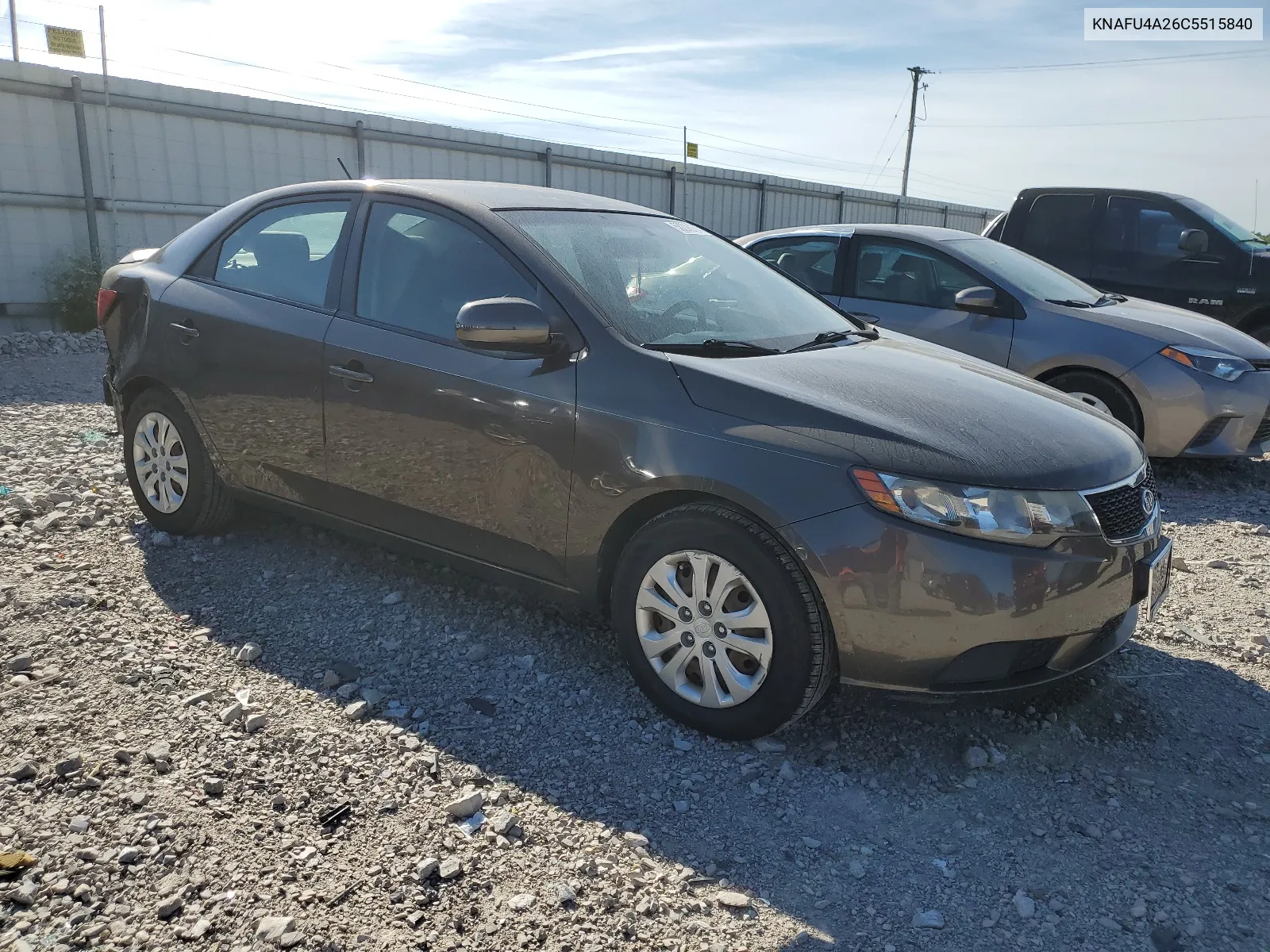 2012 Kia Forte Ex VIN: KNAFU4A26C5515840 Lot: 58390184