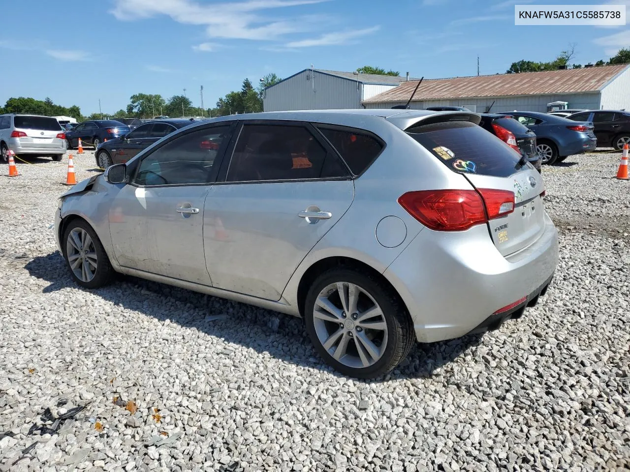 2012 Kia Forte Sx VIN: KNAFW5A31C5585738 Lot: 60973804