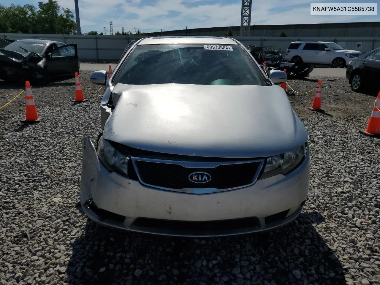 2012 Kia Forte Sx VIN: KNAFW5A31C5585738 Lot: 60973804