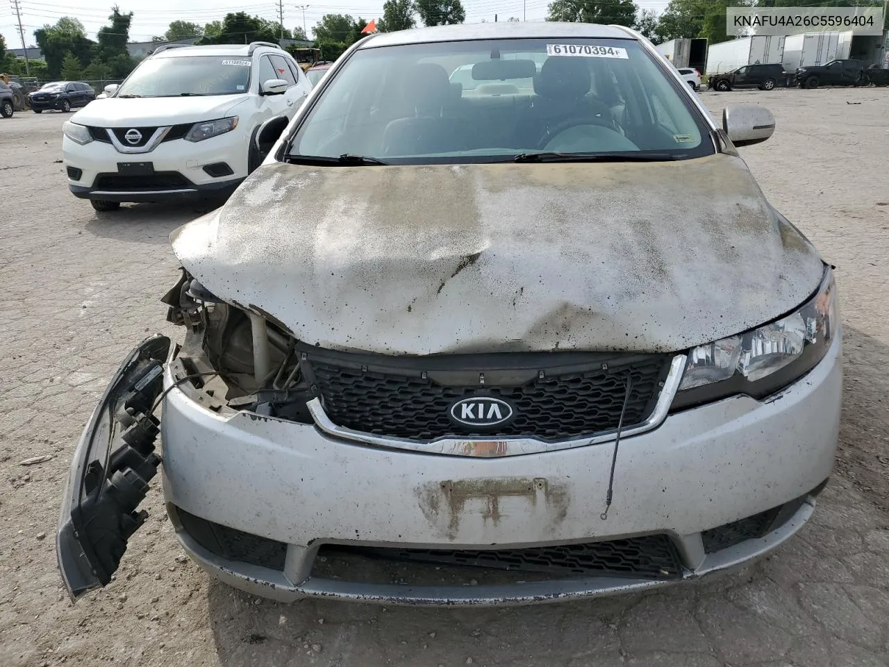 2012 Kia Forte Ex VIN: KNAFU4A26C5596404 Lot: 61070394