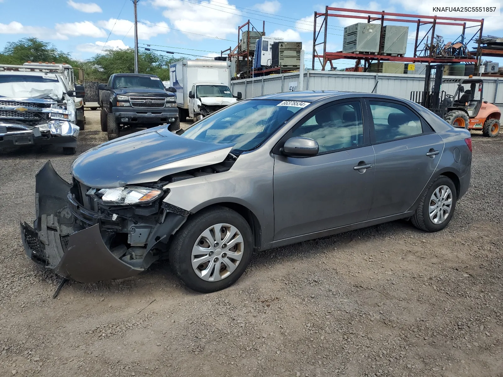 2012 Kia Forte Ex VIN: KNAFU4A25C5551857 Lot: 66378534