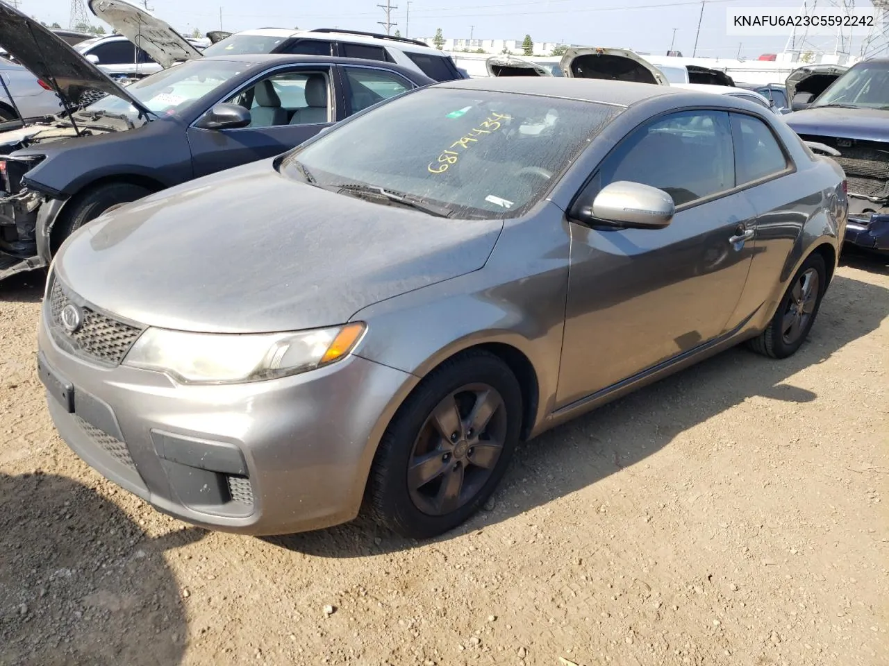 2012 Kia Forte Ex VIN: KNAFU6A23C5592242 Lot: 68179434