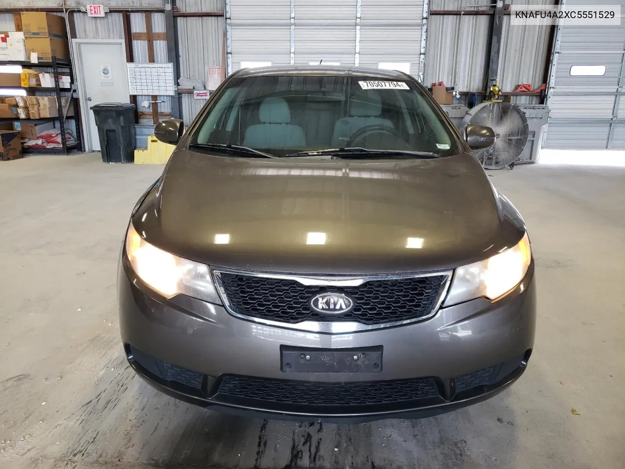 2012 Kia Forte Ex VIN: KNAFU4A2XC5551529 Lot: 70507794