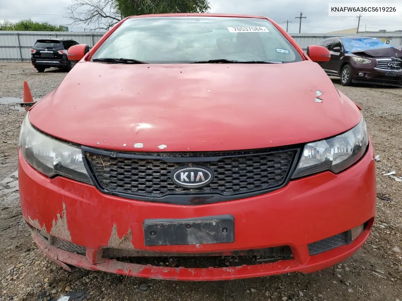 2012 Kia Forte Sx VIN: KNAFW6A36C5619226 Lot: 70537584