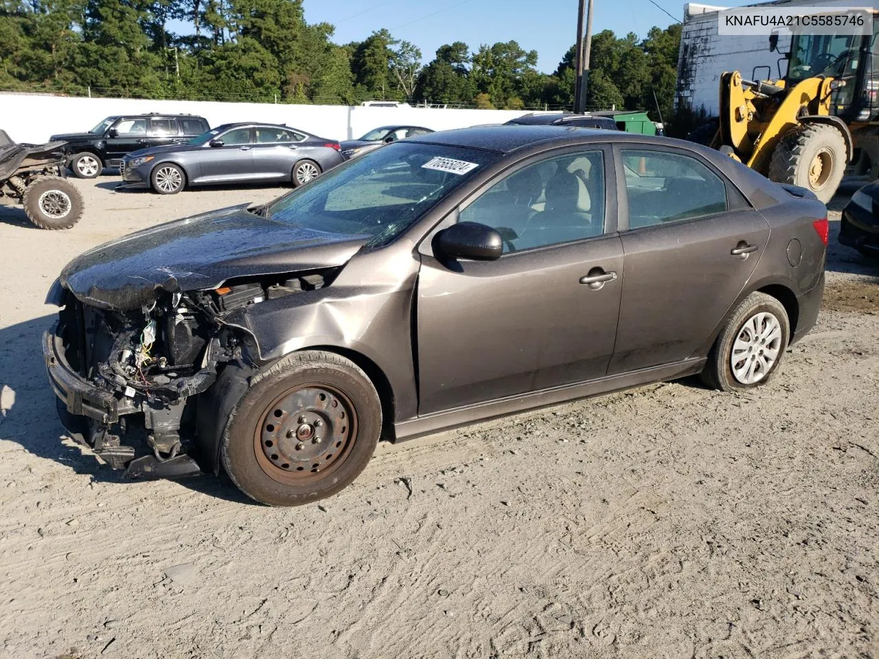 2012 Kia Forte Ex VIN: KNAFU4A21C5585746 Lot: 70565024