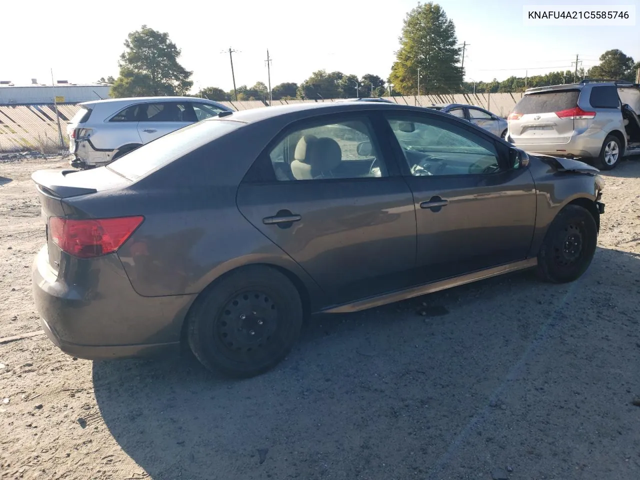 2012 Kia Forte Ex VIN: KNAFU4A21C5585746 Lot: 70565024