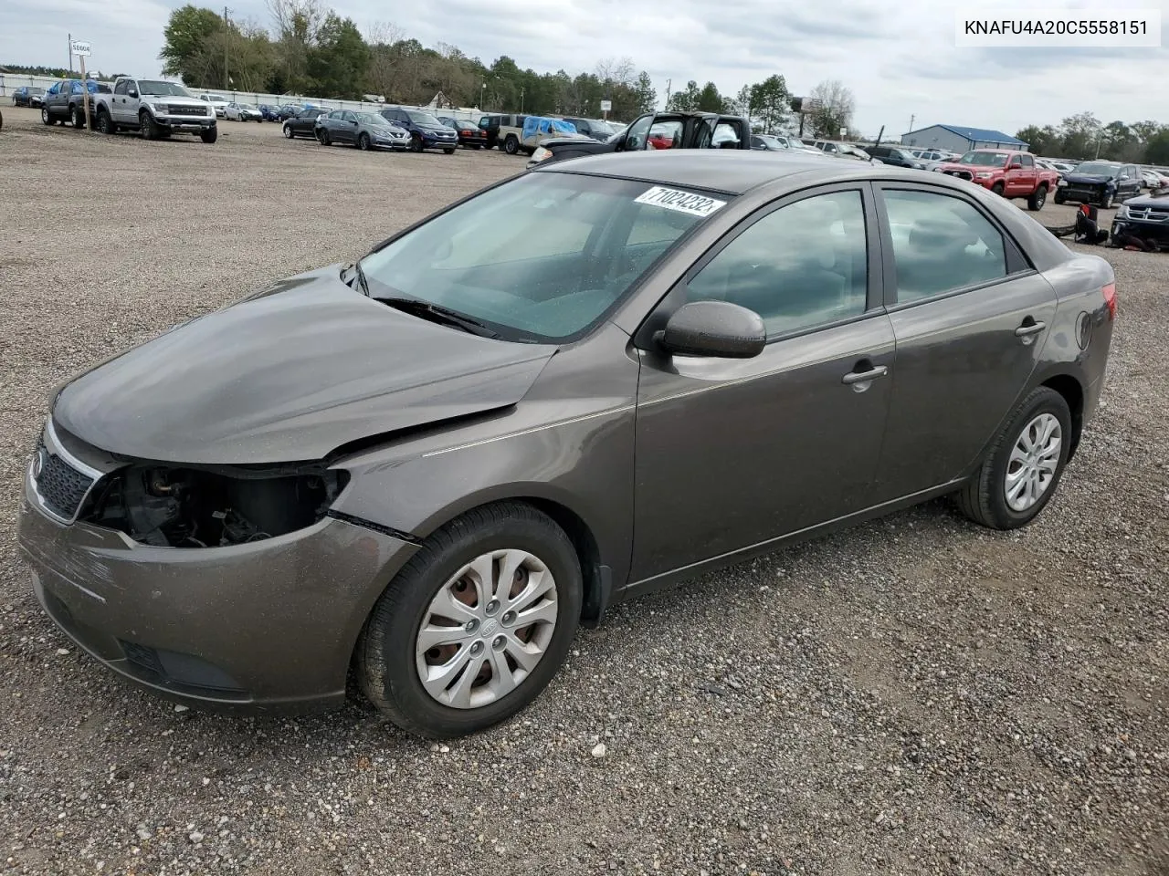 2012 Kia Forte Ex VIN: KNAFU4A20C5558151 Lot: 71024232