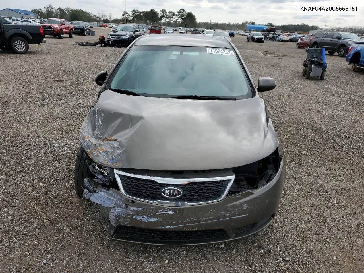 2012 Kia Forte Ex VIN: KNAFU4A20C5558151 Lot: 71024232