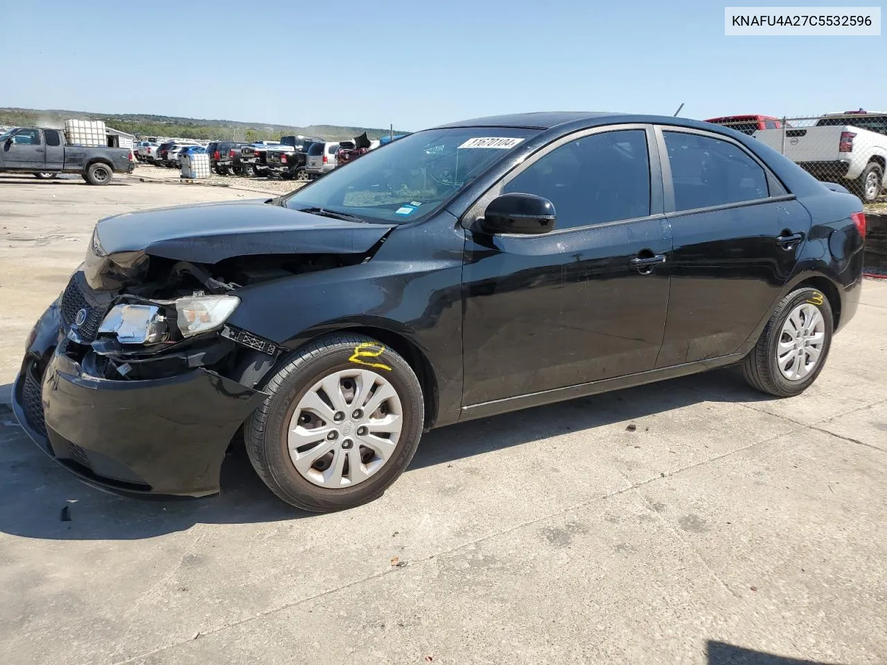 2012 Kia Forte Ex VIN: KNAFU4A27C5532596 Lot: 71670104