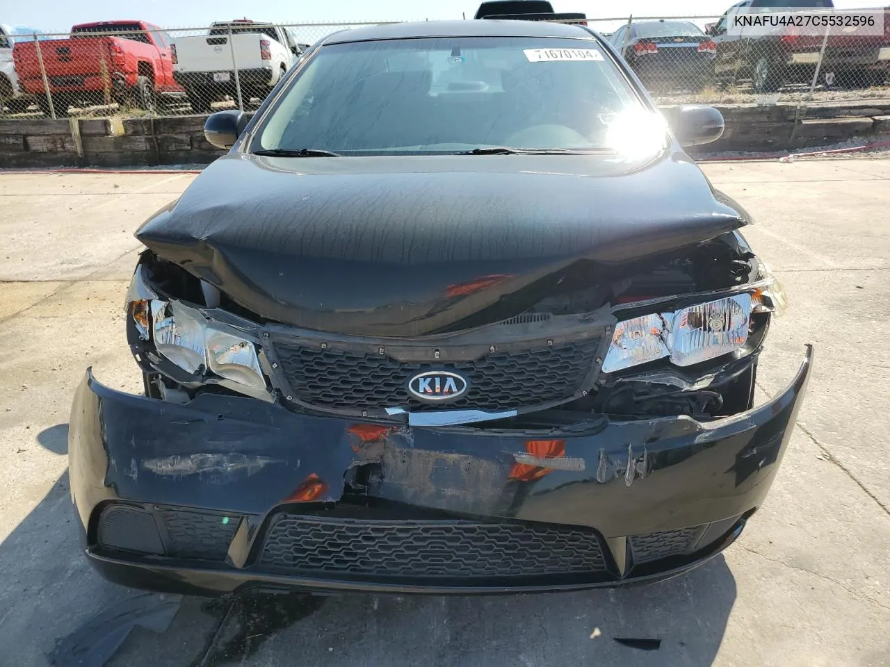 2012 Kia Forte Ex VIN: KNAFU4A27C5532596 Lot: 71670104