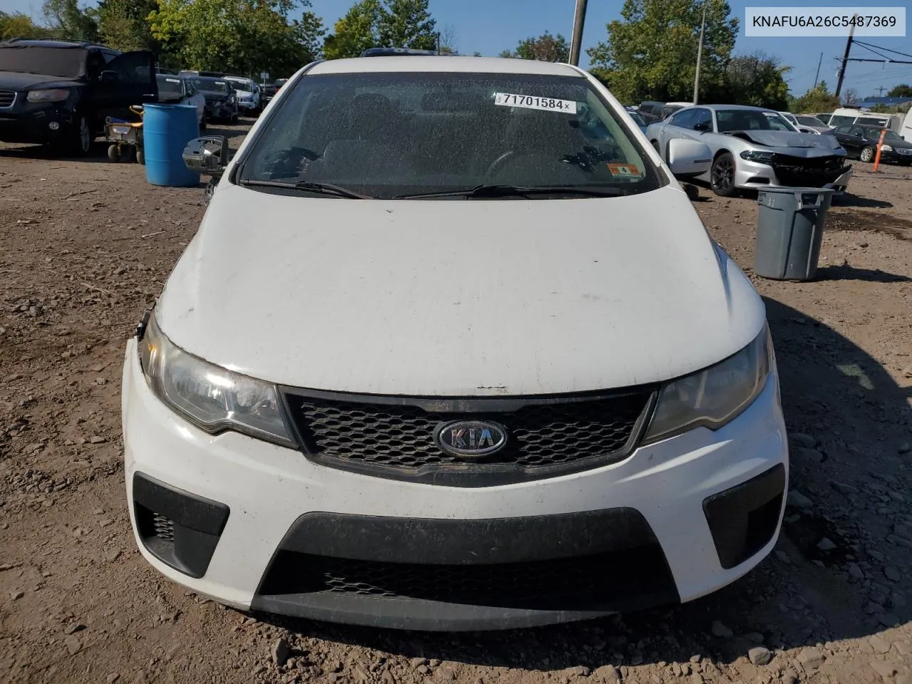 2012 Kia Forte Ex VIN: KNAFU6A26C5487369 Lot: 71701584