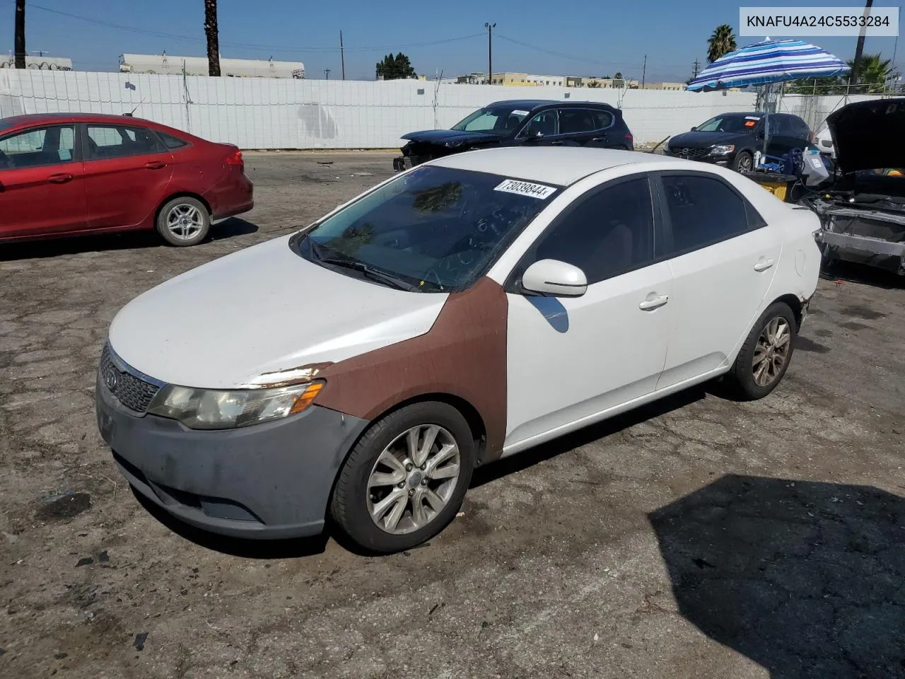 KNAFU4A24C5533284 2012 Kia Forte Ex