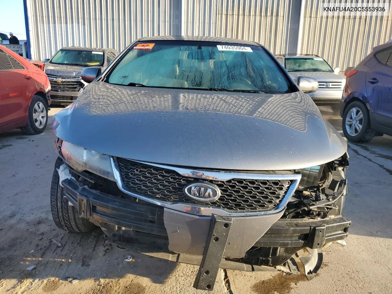 2012 Kia Forte Ex VIN: KNAFU4A20C5553936 Lot: 74035904