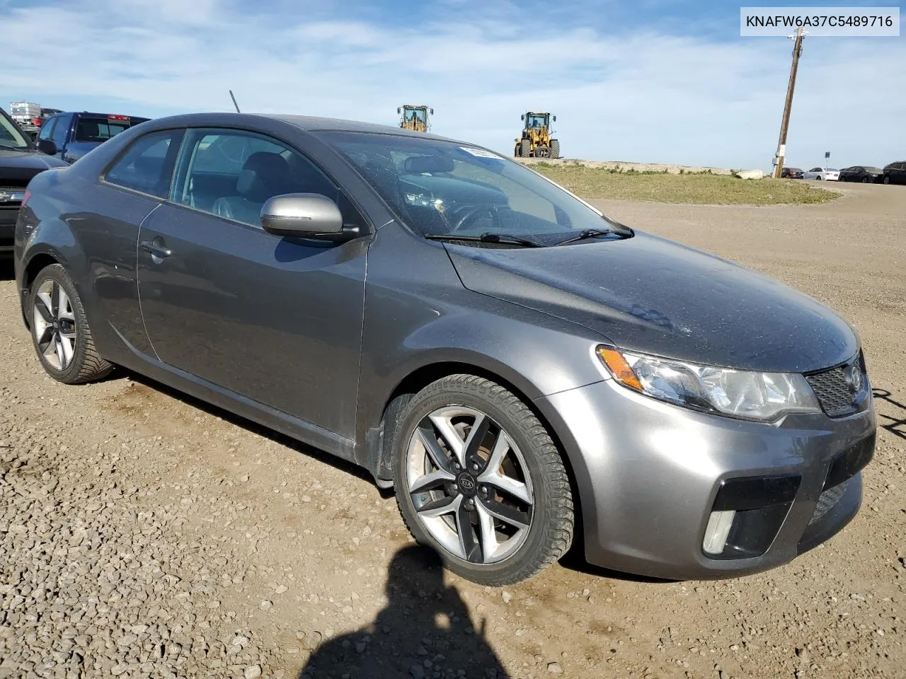 2012 Kia Forte Sx VIN: KNAFW6A37C5489716 Lot: 74228114