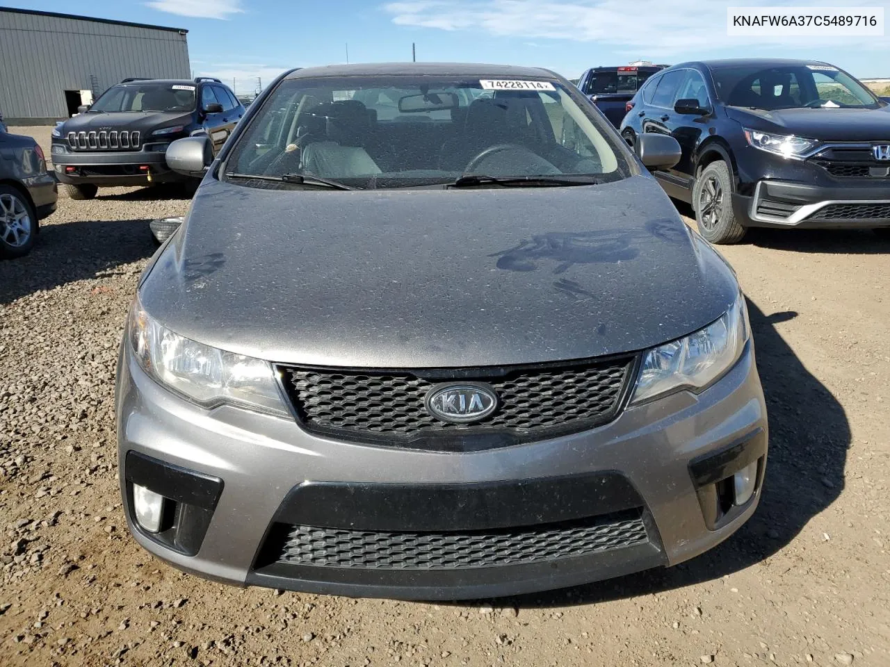 2012 Kia Forte Sx VIN: KNAFW6A37C5489716 Lot: 74228114