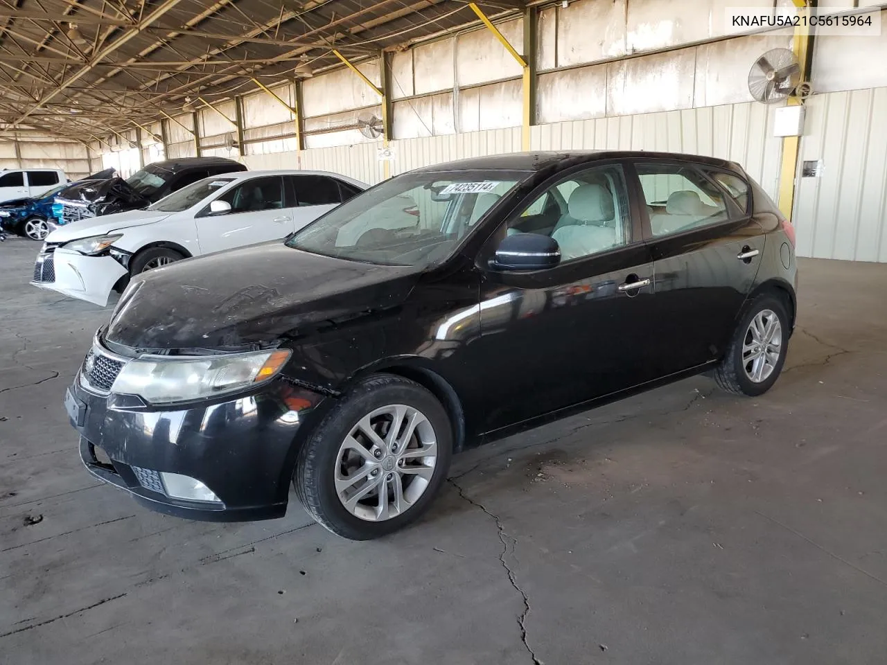 2012 Kia Forte Ex VIN: KNAFU5A21C5615964 Lot: 74235114