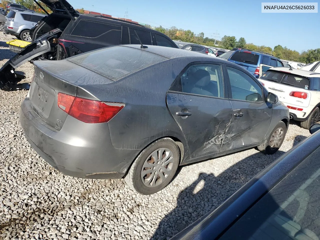 2012 Kia Forte Ex VIN: KNAFU4A26C5626033 Lot: 74364064