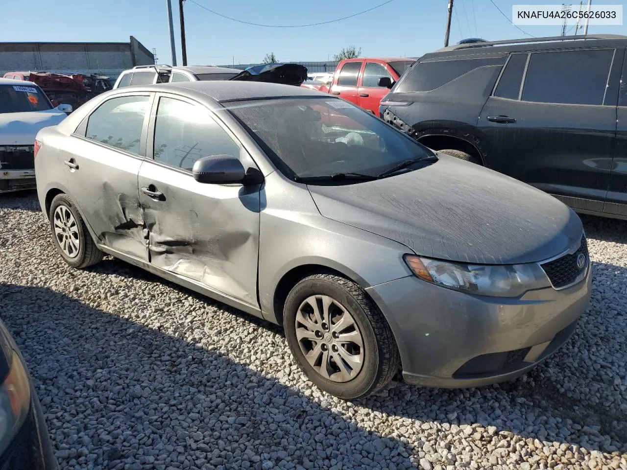 KNAFU4A26C5626033 2012 Kia Forte Ex