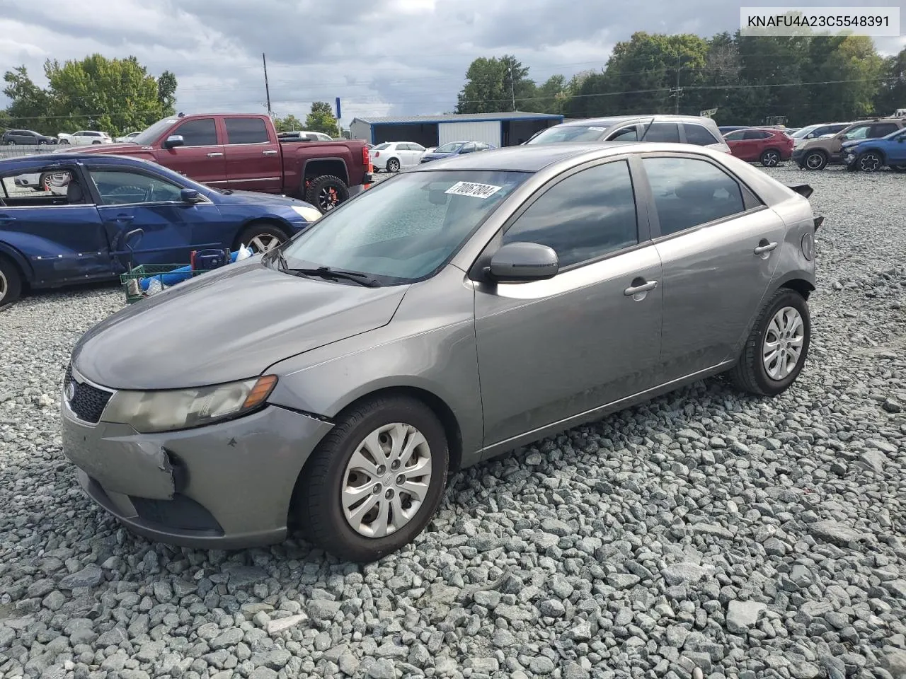 2012 Kia Forte Ex VIN: KNAFU4A23C5548391 Lot: 74562964