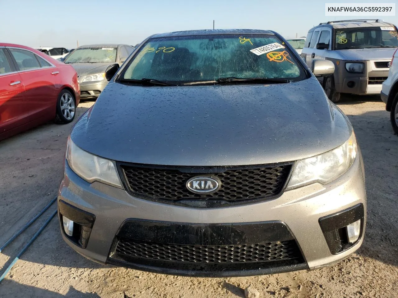 2012 Kia Forte Sx VIN: KNAFW6A36C5592397 Lot: 74805764