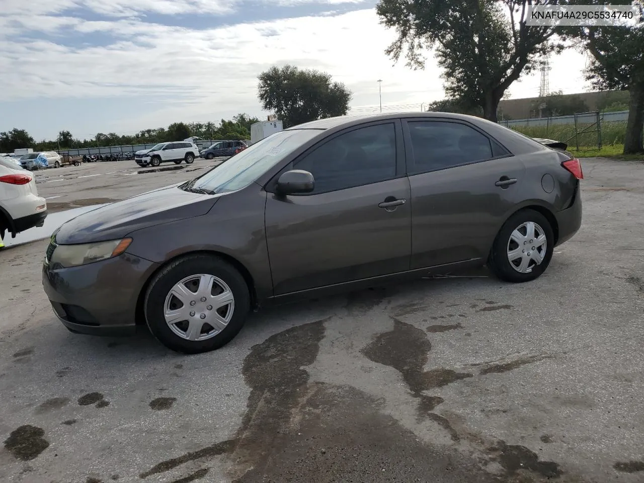 2012 Kia Forte Ex VIN: KNAFU4A29C5534740 Lot: 75196554