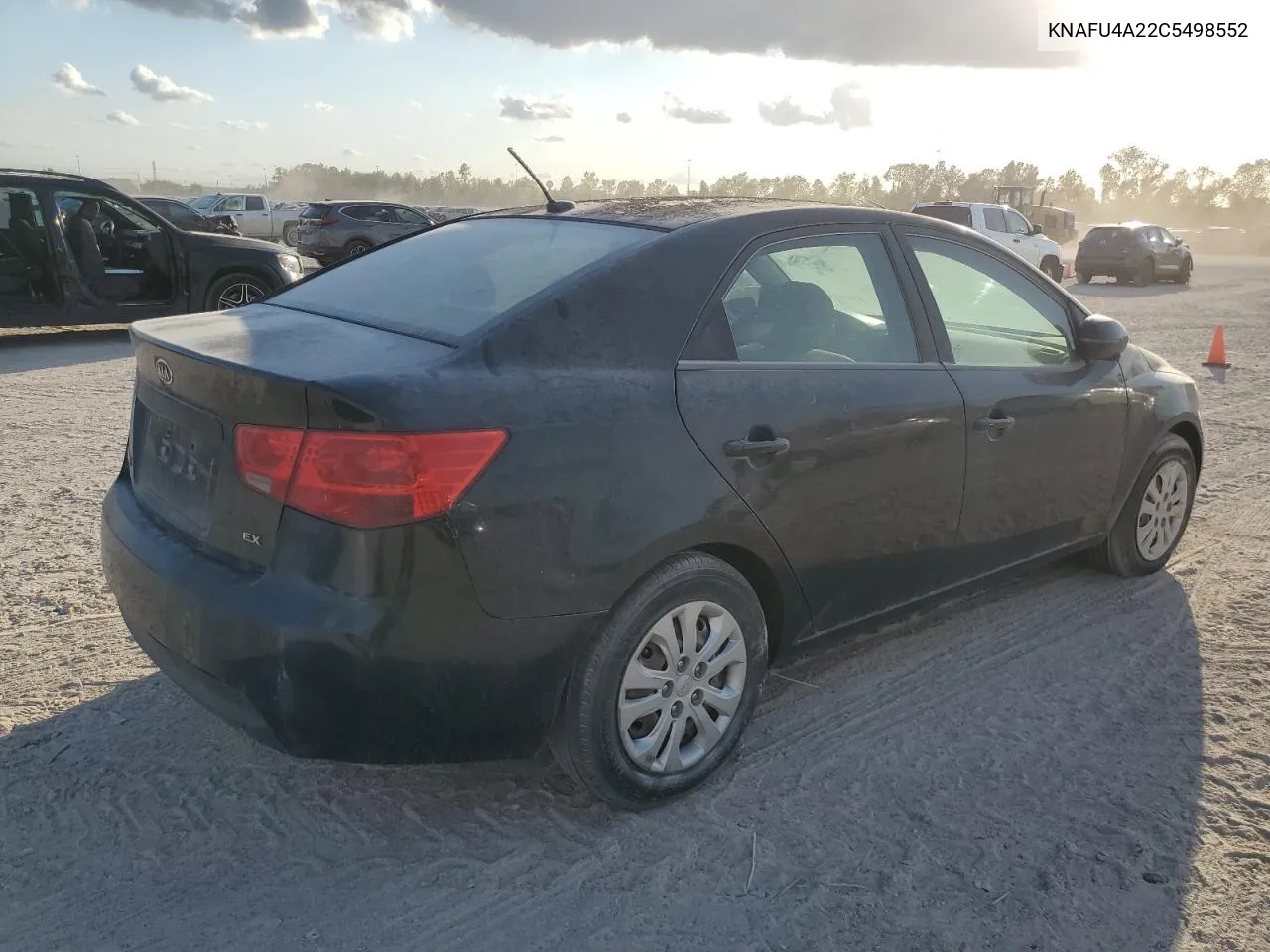 2012 Kia Forte Ex VIN: KNAFU4A22C5498552 Lot: 75544014