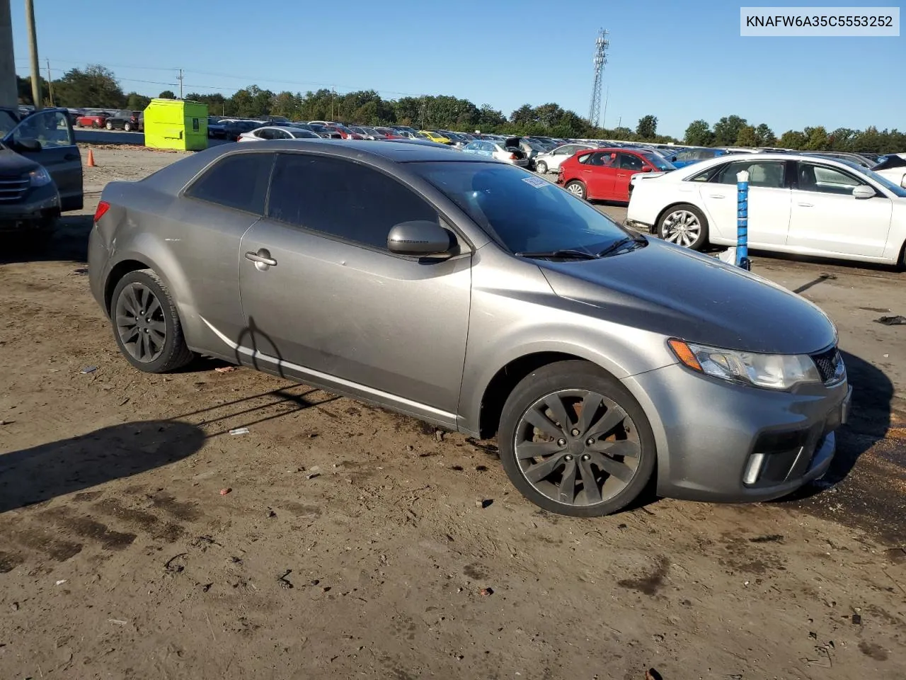 2012 Kia Forte Sx VIN: KNAFW6A35C5553252 Lot: 75612934