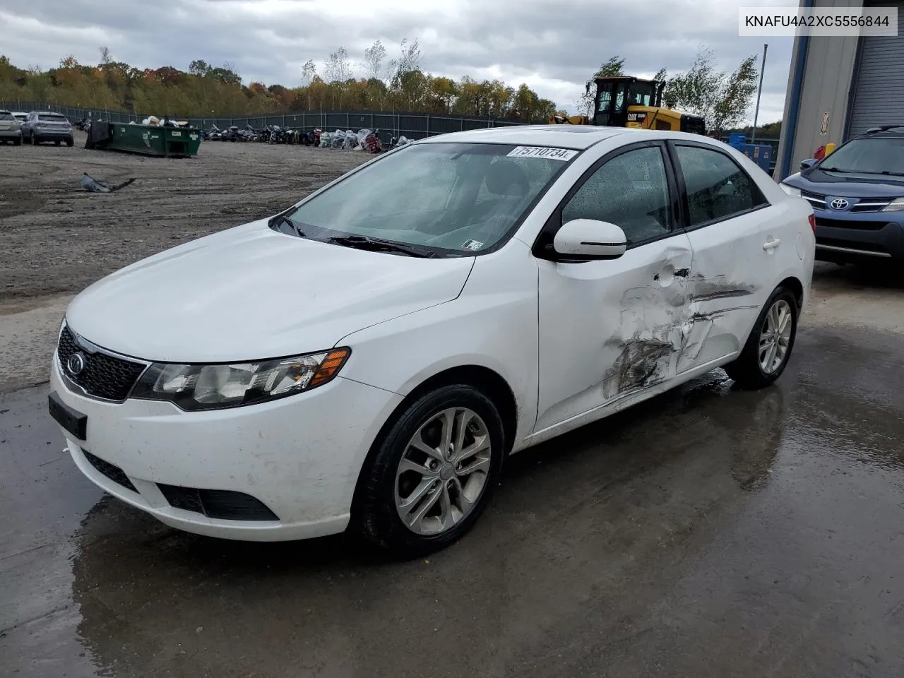 2012 Kia Forte Ex VIN: KNAFU4A2XC5556844 Lot: 75710734