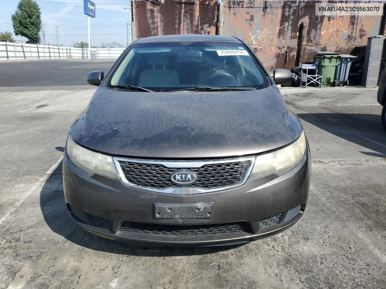 2012 Kia Forte Ex VIN: KNAFU4A23C5563070 Lot: 75940454