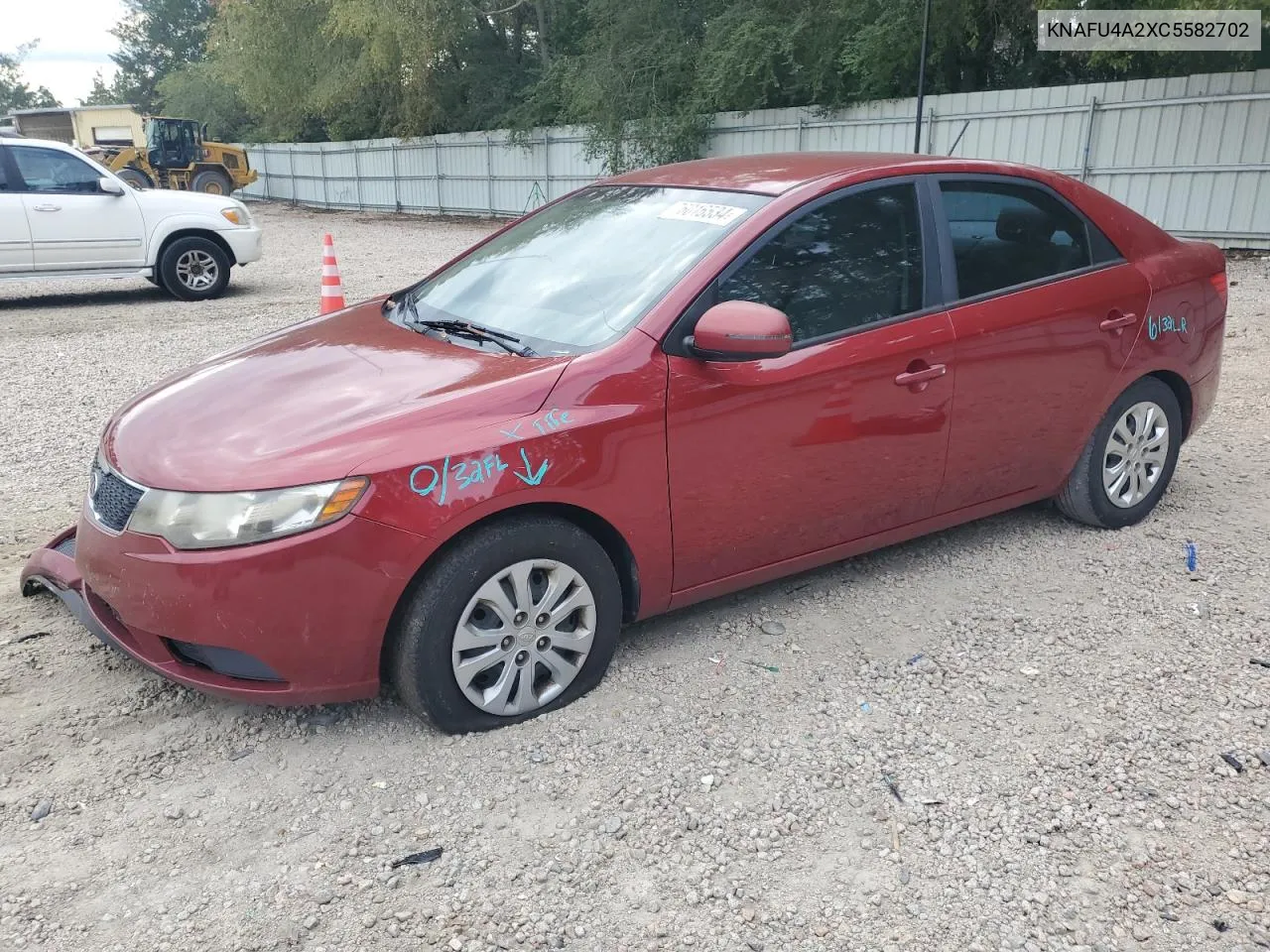 2012 Kia Forte Ex VIN: KNAFU4A2XC5582702 Lot: 76016534