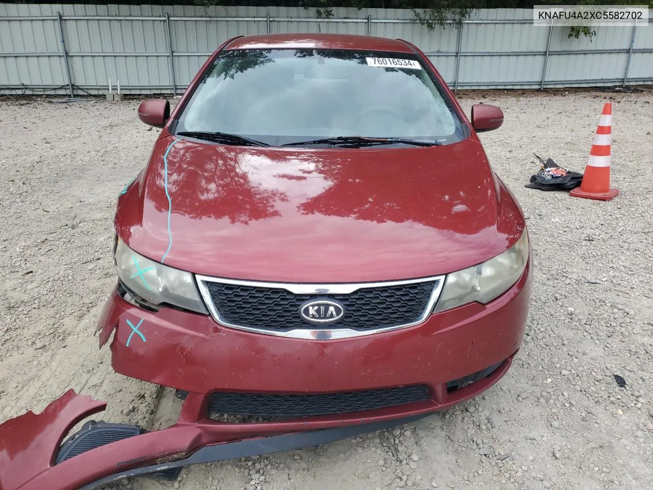 2012 Kia Forte Ex VIN: KNAFU4A2XC5582702 Lot: 76016534