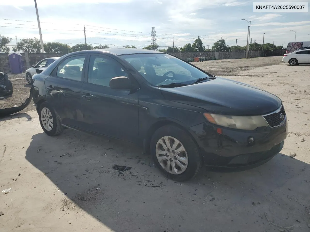 2012 Kia Forte Lx VIN: KNAFT4A26C5590007 Lot: 76022474