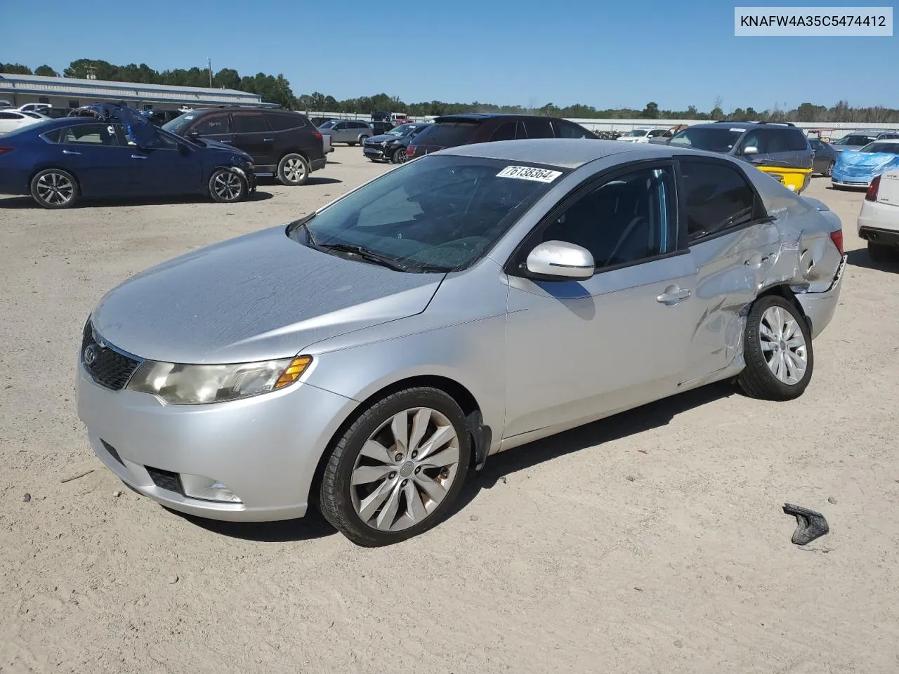 2012 Kia Forte Sx VIN: KNAFW4A35C5474412 Lot: 76138364