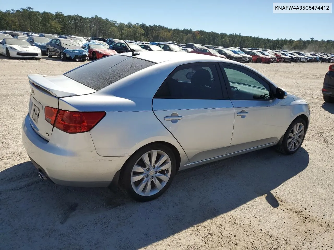 2012 Kia Forte Sx VIN: KNAFW4A35C5474412 Lot: 76138364