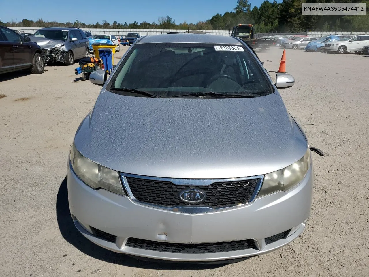 2012 Kia Forte Sx VIN: KNAFW4A35C5474412 Lot: 76138364