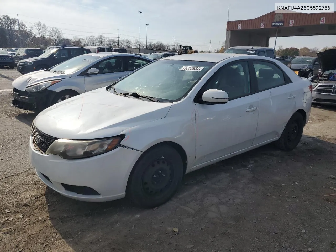 2012 Kia Forte Ex VIN: KNAFU4A26C5592756 Lot: 76312634