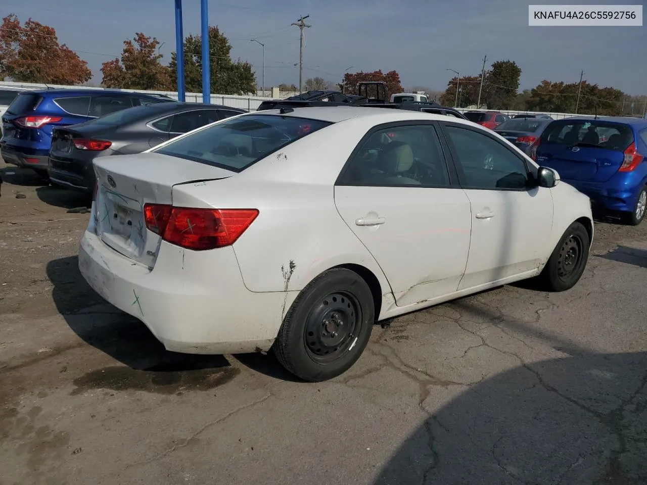 2012 Kia Forte Ex VIN: KNAFU4A26C5592756 Lot: 76312634