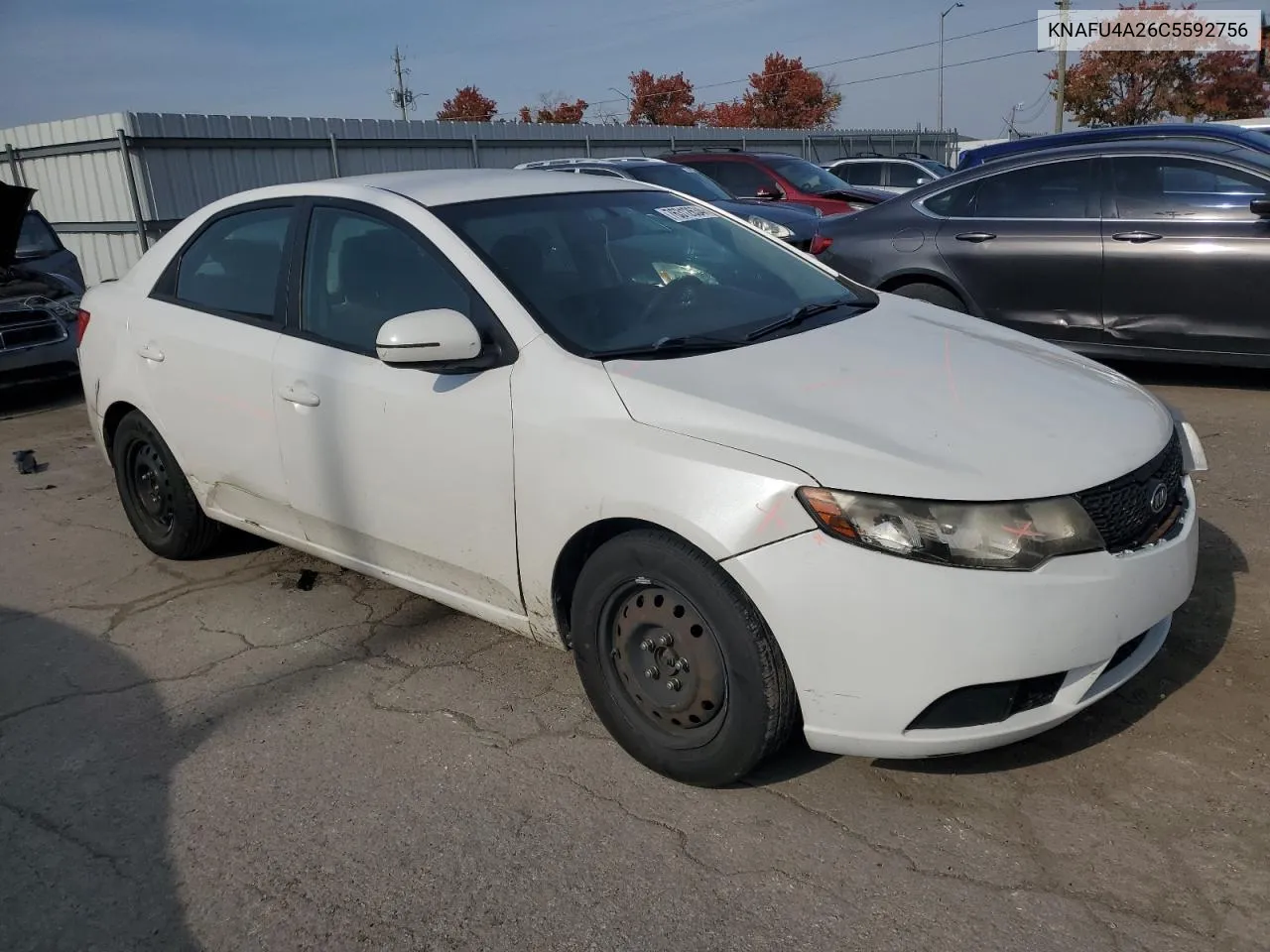 2012 Kia Forte Ex VIN: KNAFU4A26C5592756 Lot: 76312634