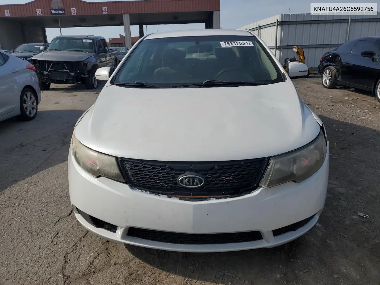 2012 Kia Forte Ex VIN: KNAFU4A26C5592756 Lot: 76312634