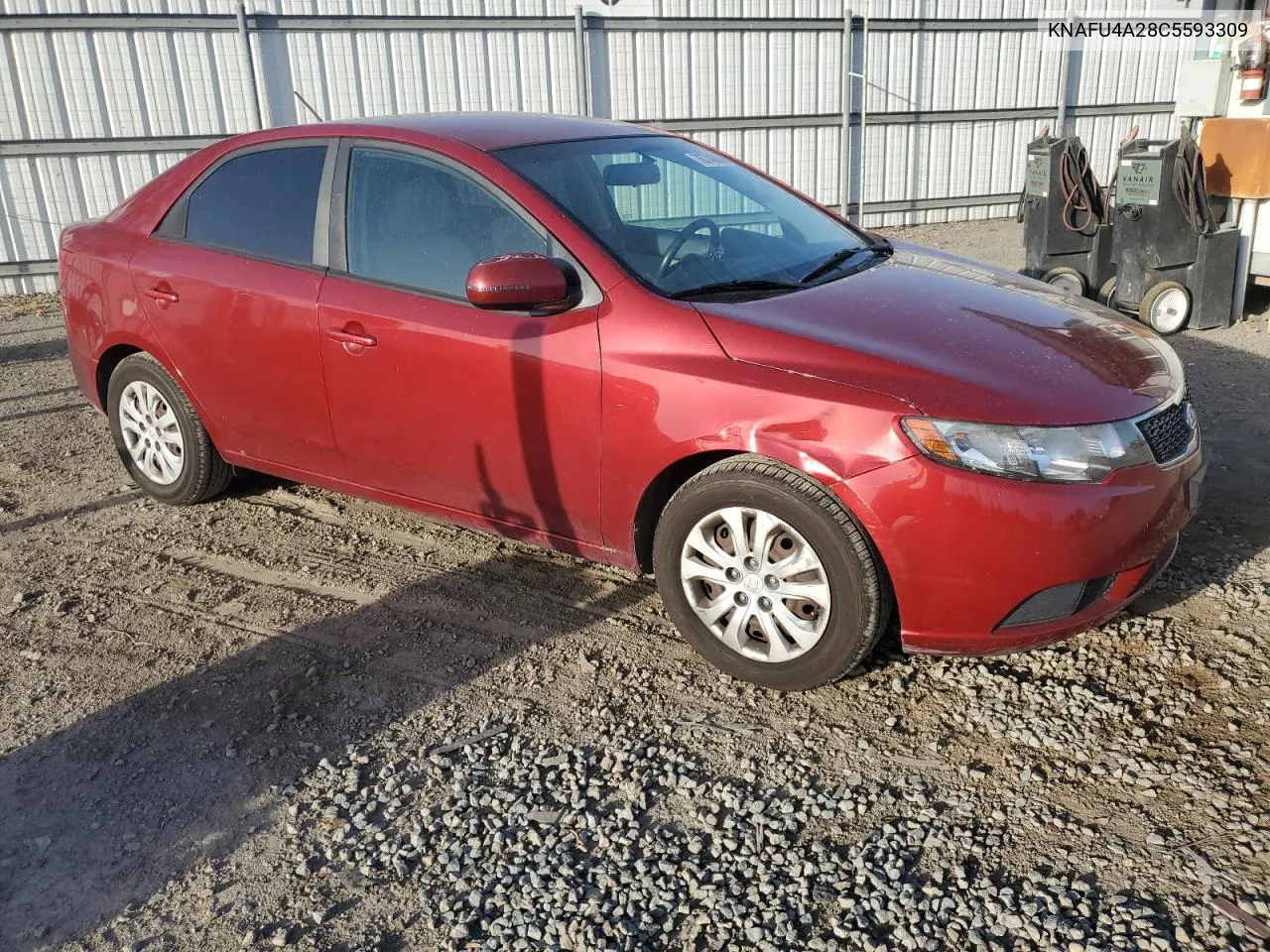 2012 Kia Forte Ex VIN: KNAFU4A28C5593309 Lot: 76740934