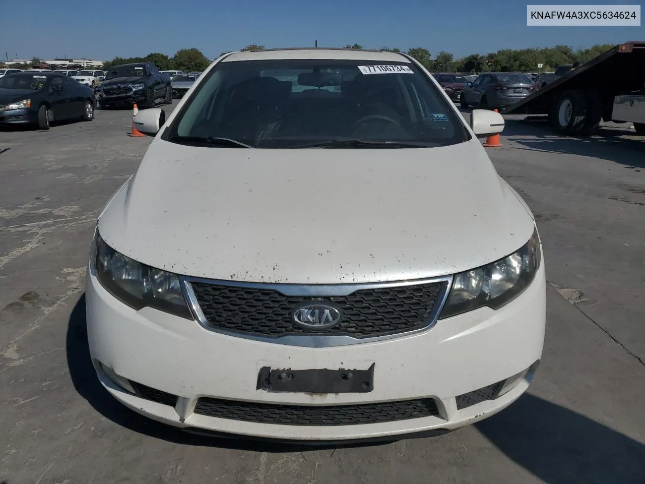 2012 Kia Forte Sx VIN: KNAFW4A3XC5634624 Lot: 77106734