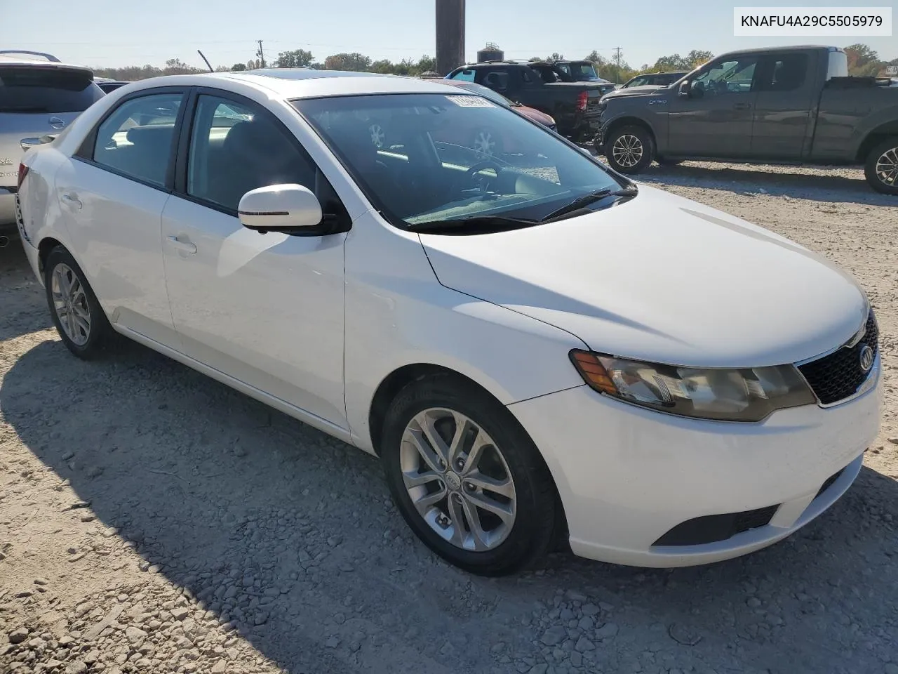 2012 Kia Forte Ex VIN: KNAFU4A29C5505979 Lot: 77834284